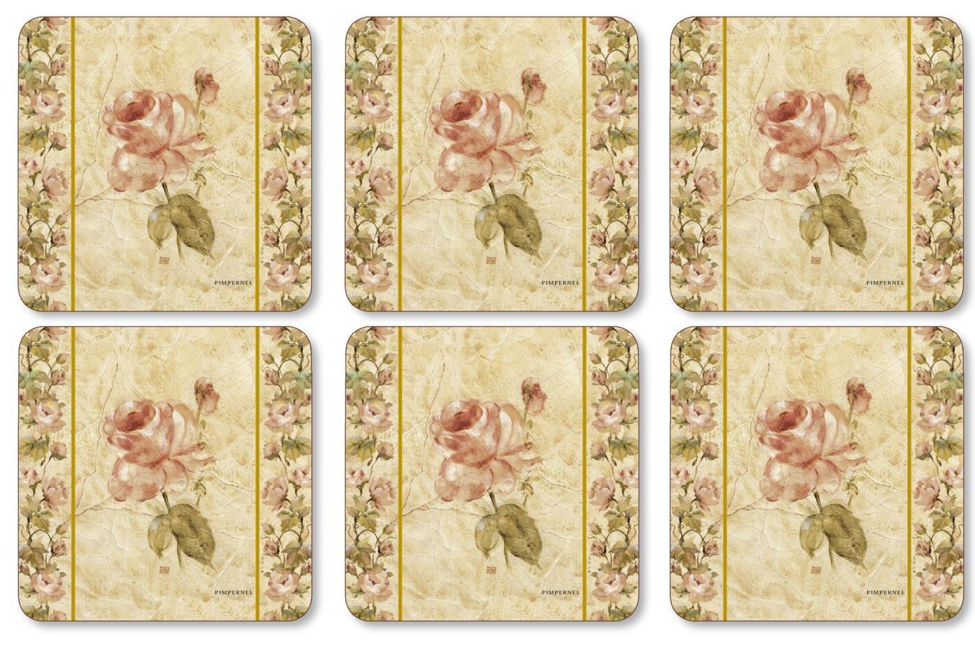 

Подставки Pimpernel Antique Rose Linen Набор из 6 штук -