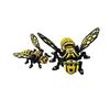 Cyberpunk Bee 3d Printed Ring Crafted From Smooth 8.5 Cm 1 Pc