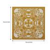 21'' Skull Pattern Bandana Head Scarf for Women Male Square Turbans Head Scarf Colorful Head Wrap Headwear