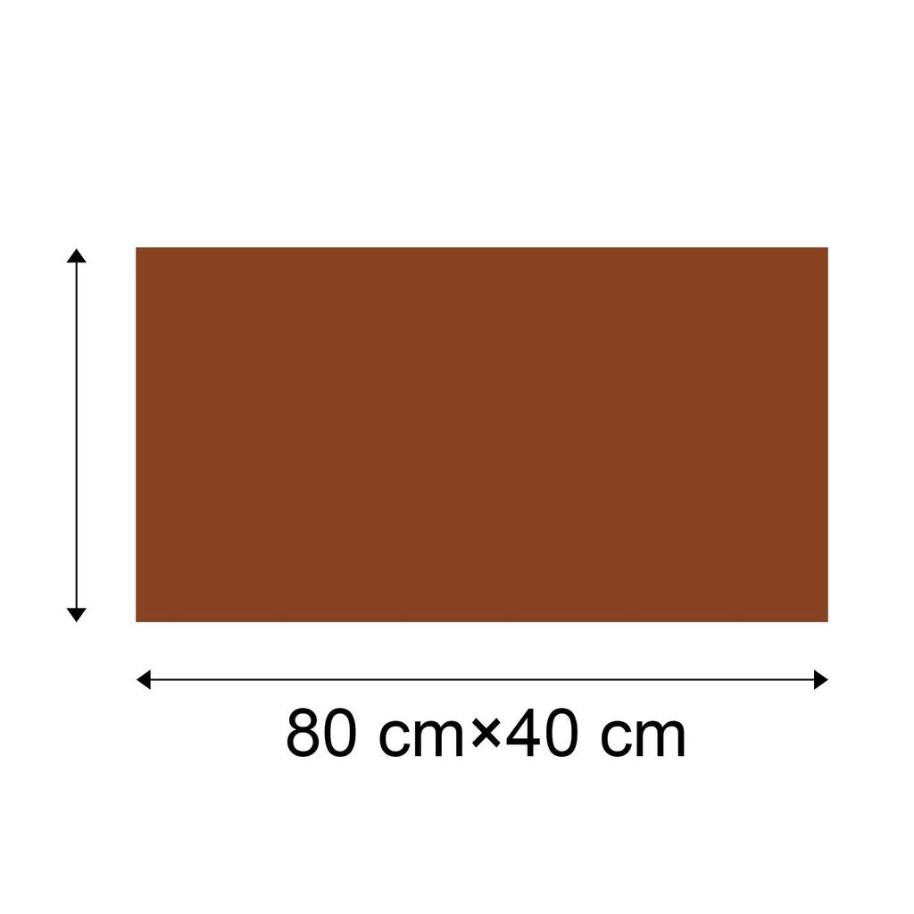 Tossow Desk Large Mouse Keyboard Computer Desk 80 40cm Mat, Pad, Pad, Pad, PU, Waterproof, Brown,