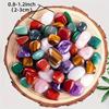 Mixed Color Polished Crystal Gravel for Fish Tanks, Flower Pots, Landscaping, and Children's Gem Digging