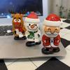 Wind Up Christmas Toys 12 Pcs Clockwork Walking Toys Santa Reindeer Set Kids Party Favors for Boys Girls Toddler Classroom Gift