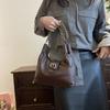 Classic Vintage Large Capacity Shoulder Bag For Women Stylish Commuter Tote Bag