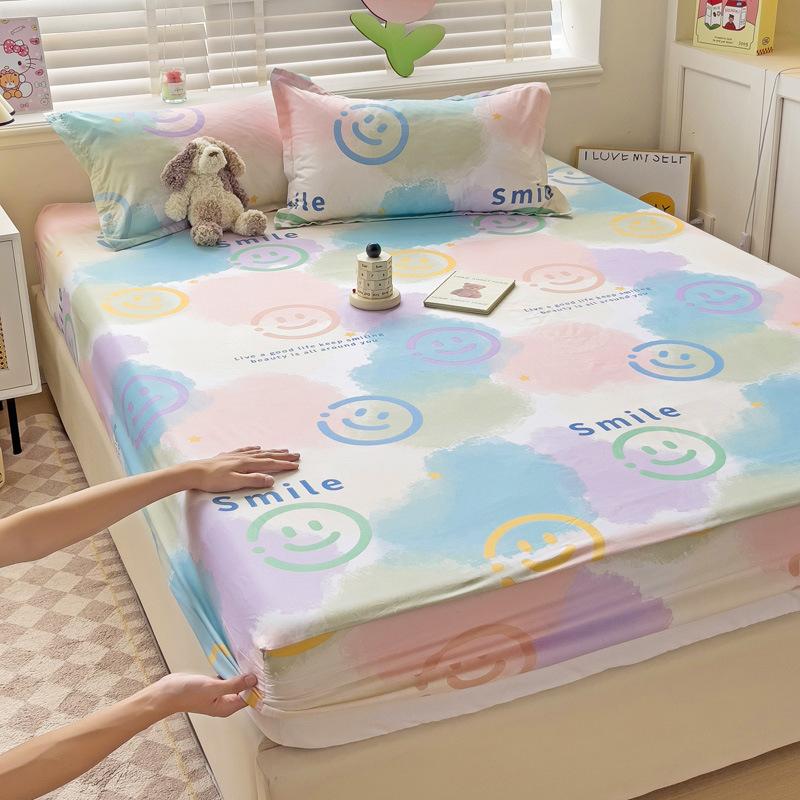 Foreign trade single product ins wind mattress three-piece set simple bedspread single piece Simmons mattress protective cover non-slip fixed