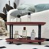 Key Storage Rack At The Entrance, 2-Tier Household Cup Perfume Storage Tray, Classical Style Elegant Storage Rack Organizers