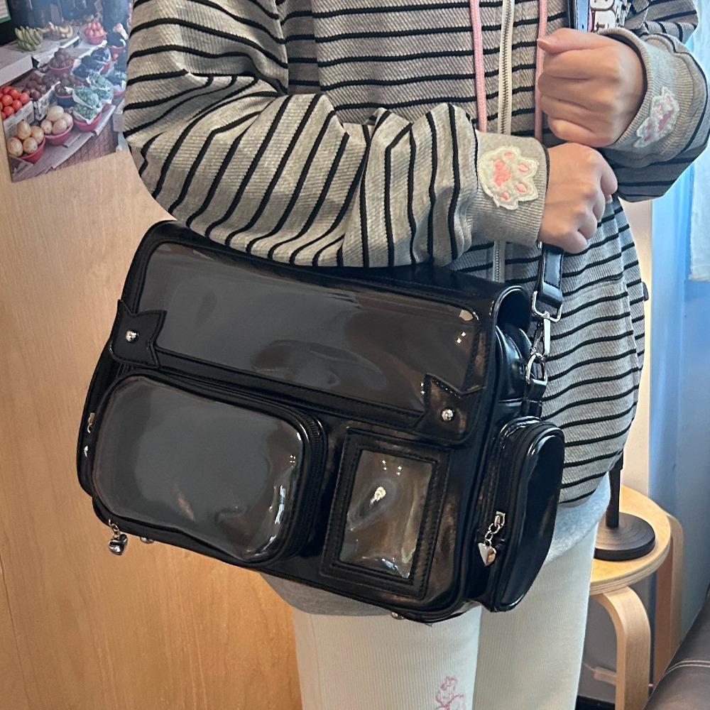High Capacity Transparent Ita Bag Cute Girl Star Sac Femme Japan Original Bolsos De Mujer Crossbady Bags for Woman Bolso