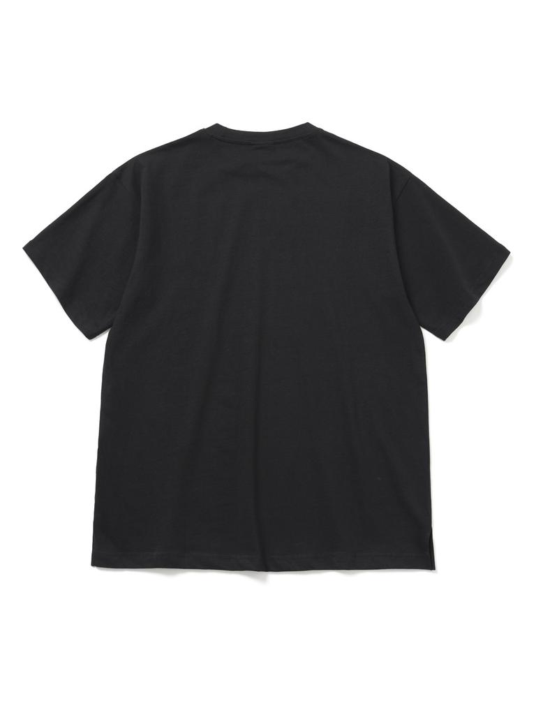XOX Layered Crew Neck Kurzarm-T-Shirt [Schwarz]