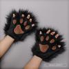Source Handmade Plush Olita Animal Ears Animal Claws Accessories Soft Cute Girl Cat Lady Cat Claws Half Finger Gloves