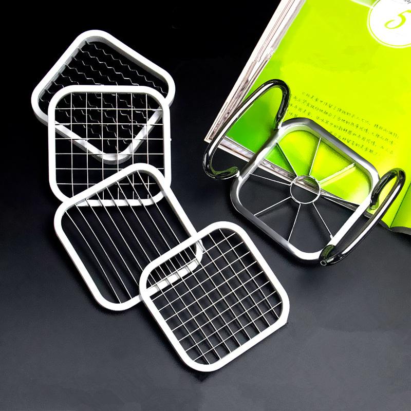 8/12 Blad Rustfritt Stål Eplekjernefjerner Skjærer Fruktdeler Pæredeler Skjærekniv Grønnsakshakker Kjøkkenredskaper