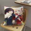 Anime Lycoris Recoil Cushion Cover Car Throw Pillow Case For Sofa Car Christmas Gift 40x40cm 45x45cm