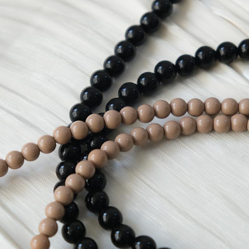 New Phone Accessory Long Cellphone Chain Anti Lost Universal Solid Bead Shoulder Neck Crossbody Phone Strap Case Holder Chain