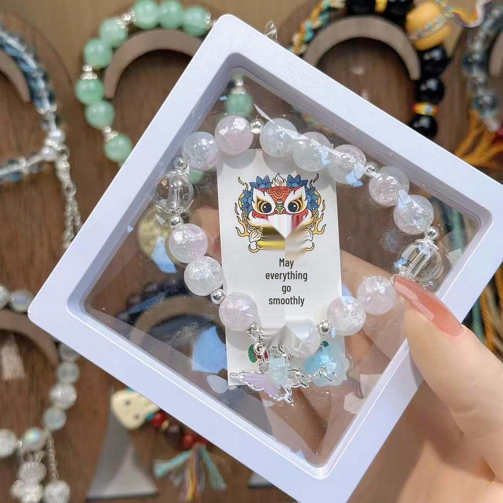 Colorful Imitation Crystal Beaded Bracelet for Women - Best Friend Birthday Gift and Cultural Creative Ornament