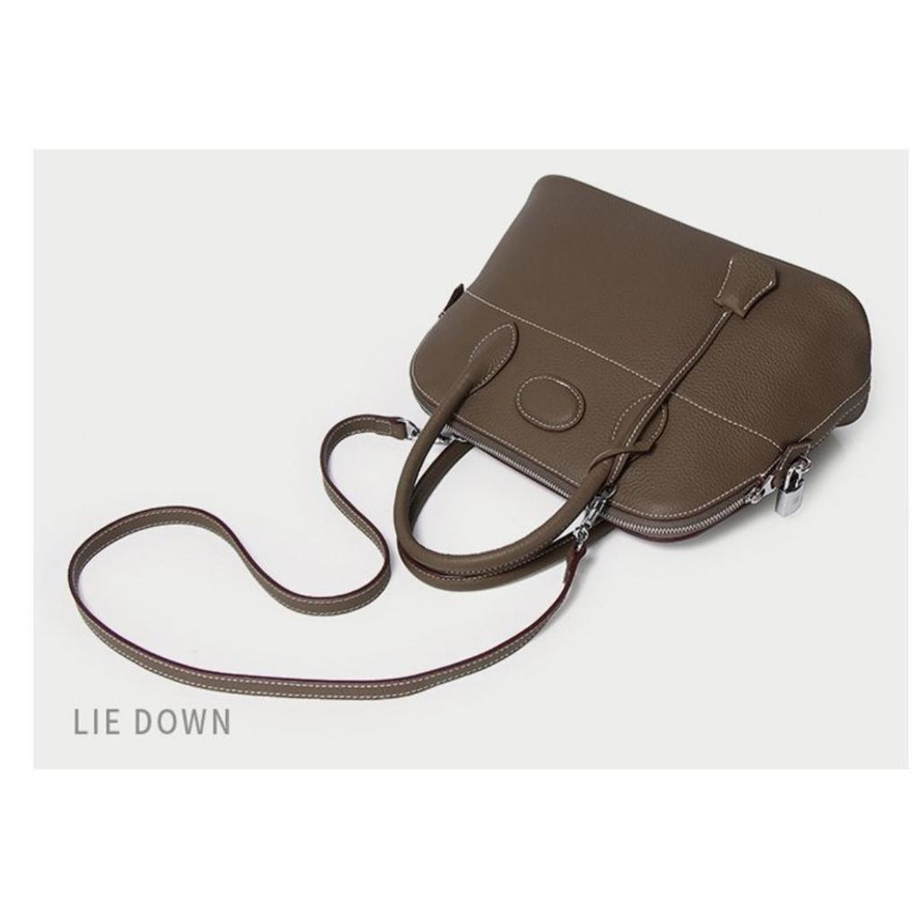 Bag Women's First Layer Cowhide Leather Women's Shell Bag Shoulder Bag Messenger Bag One Piece Delivery Fashionable and Versatile New Models