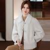Fashion mother autumn and winter clothing fur integrated coat mother new middle-aged woman noble short mink velvet top