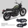 Rutschfeste, höhenverstellbare Fußraste für den Fahrer vorne für Trails 125 Breite Motorradfuß
