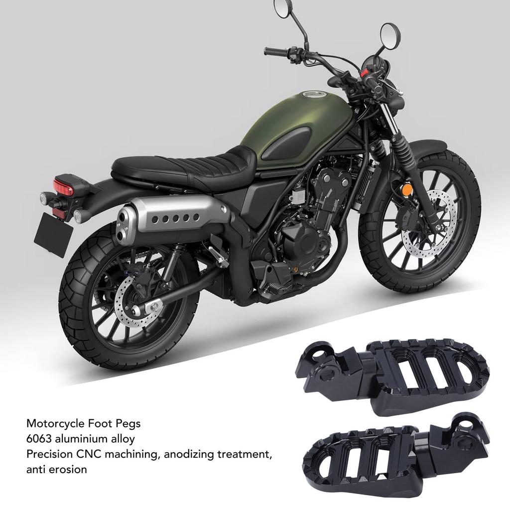 Rutschfeste, höhenverstellbare Fußraste für den Fahrer vorne für Trails 125 Breite Motorradfuß