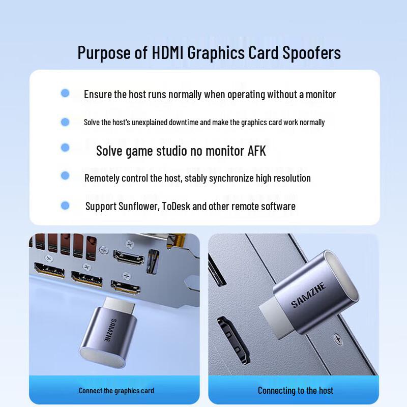 SAMZHE HDMI 2.0 4K 60Hz Switcher/Splitter