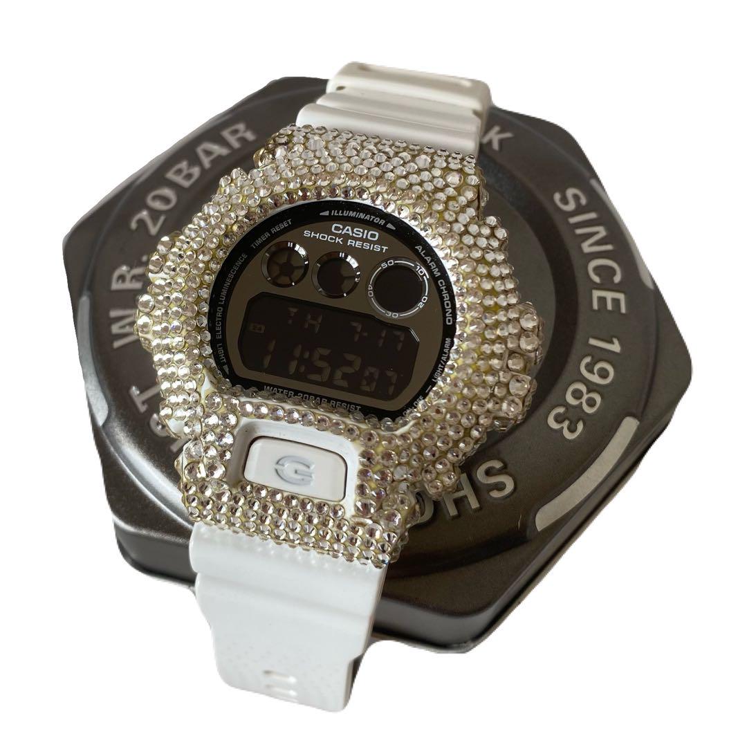 

[Б/У] CASIO G-SHOCK 3230 DW-6900 Кастомные Белые