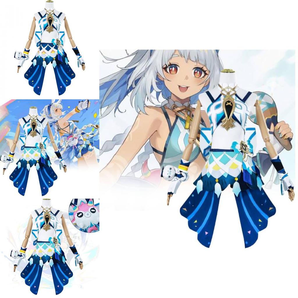 Adorable Marani Cosplay Costume For Genshin Impact Featuring Cute Fresh Style And Accessory Set