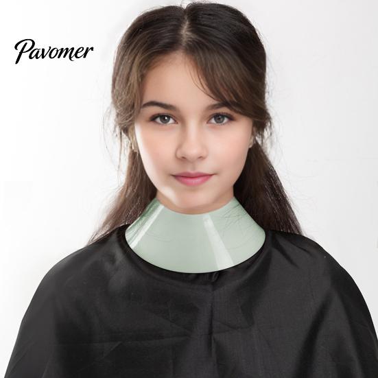 Hair Coloring Neck Shield Silicone Cutting Collar, Waterproof Haircut Wrap Guard, Barber Shop Supplies Dyeing Pad for Hairdressing Reusable Cape