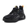 Anta Fabric Synthetic Leather Shock Absorbing Non-Slip Low-Top Casual Shoes Men Shoes Black 112138812-3