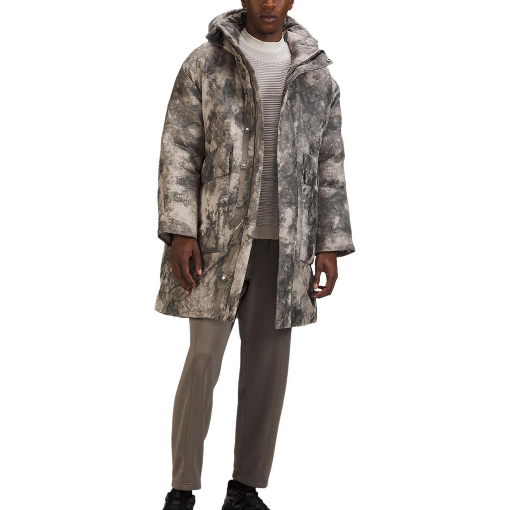 Lululemon LAB Jacquard Collection Down Jacket Men's Taupe LM4ALES