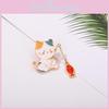 Cute Cat And Fish Cartoon Style Metal Pin Versatile Brooch For Sweater And Jacket Accessories Gift For All Ages