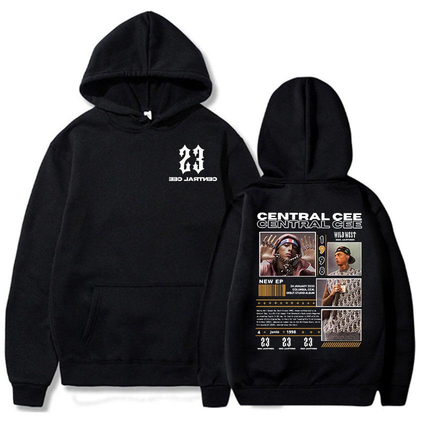 Central Cee CAN'T RUSH GRETNESS Mikiny s potiskem Pulovry s kapucí s dlouhým rukávem Streetwear Rapper Potisk Móda Oblečení Unisex