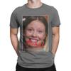 Men T-Shirts Pearl Phrase Horror Movie Halloween Leisure Cotton Tees Short Sleeve T Shirt Round Collar Tops Plus Size
