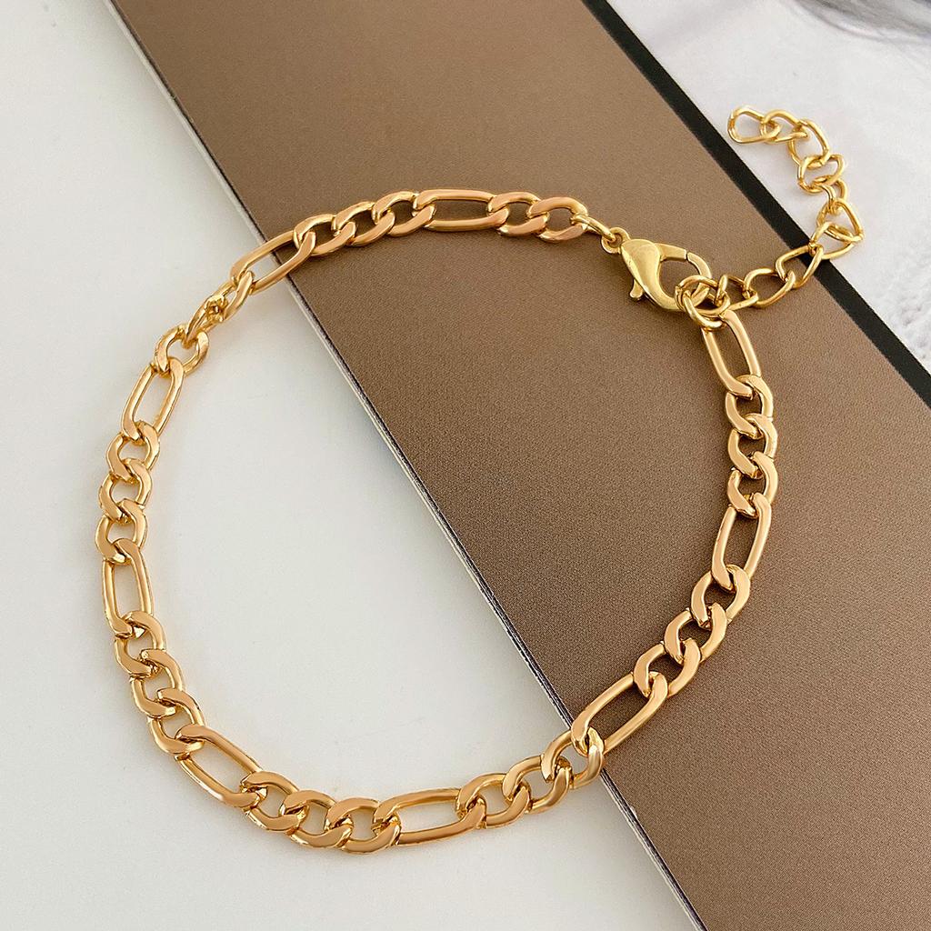 New fashion simple chain bracelet men's spring and summer Korean version personality cool versatile Internet celebrity accessories jewelry