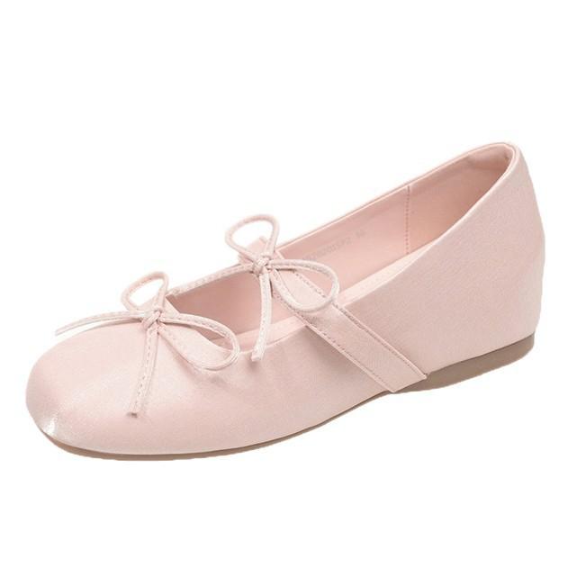 Women's inner height increase single shoes new French Mary Jane shoes gentle small 2025 spring and summer square head evening shoes ballet shoes