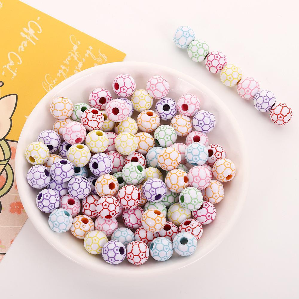 Acrylic Letter Beads for Kids' Jewelry Making – Educational DIY Beading Accessories