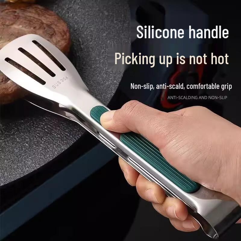 304 Stainless Steel Kitchen Food Tongs