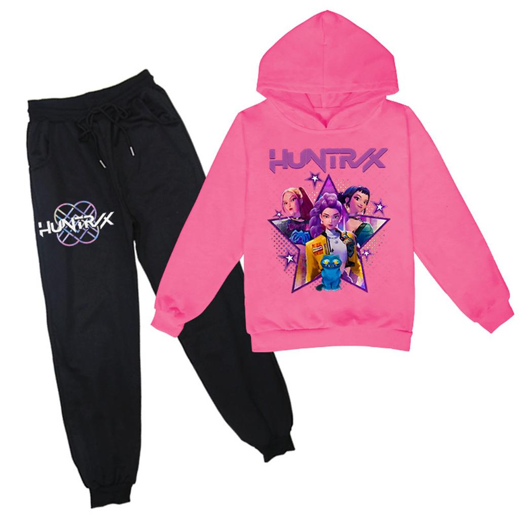 Chlapci Dívčí tepláky Oblečení Mikina s kapucí Tepláky na jogging Tepláky Set Módní outfit