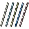100pcs 5 Types Colors 5050 Red Yellow Blue Green White SMD LED Diode Lights Chips Kits (Surface Mount) 20mA High Intensity Lighting Components Light