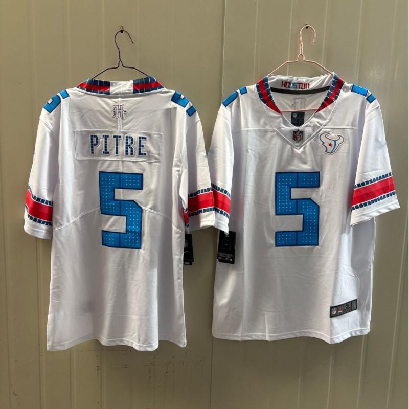 2026 NFL Houston Texans Second Generation Embroidered Short Sleeve Football Jersey Mens Sports Uniform