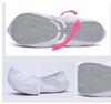 White Soft Sole Korean Hook Dance Shoes for Ethnic Performances - Flat Heel Practice Shoes