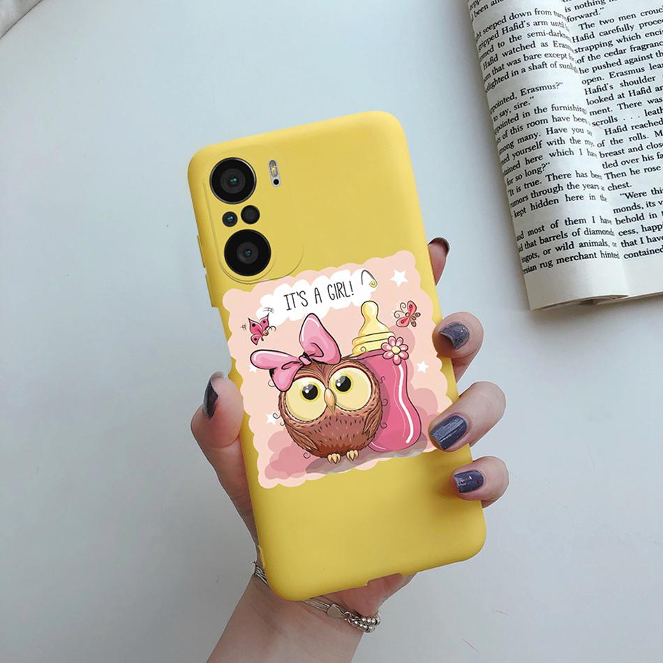 For Xiaomi POCO F3 Case Soft Back Cover Fashion Rainbow Love Heart Silicone Phone Protector Case For Xiaomi mi POCO F3 F 3 Funda