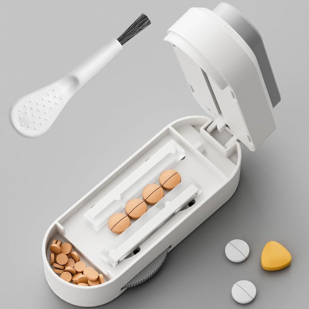 Drug Tablet Pill Cutter Adjustable Quartering Pill Divider  for Small or Large Pills