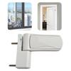 Bisagra de Bandera para Puerta de UPVC Tríada Ajustable Para Puertas de Doble Acristalamiento Bisagra Perfil de Aluminio Hidráulica Silenciosa con Amortiguador Blanco