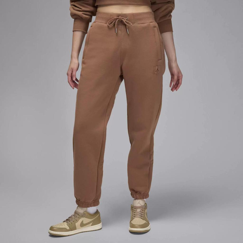 Jordan Flight Fleece Pants Brown Women FV7060-223
