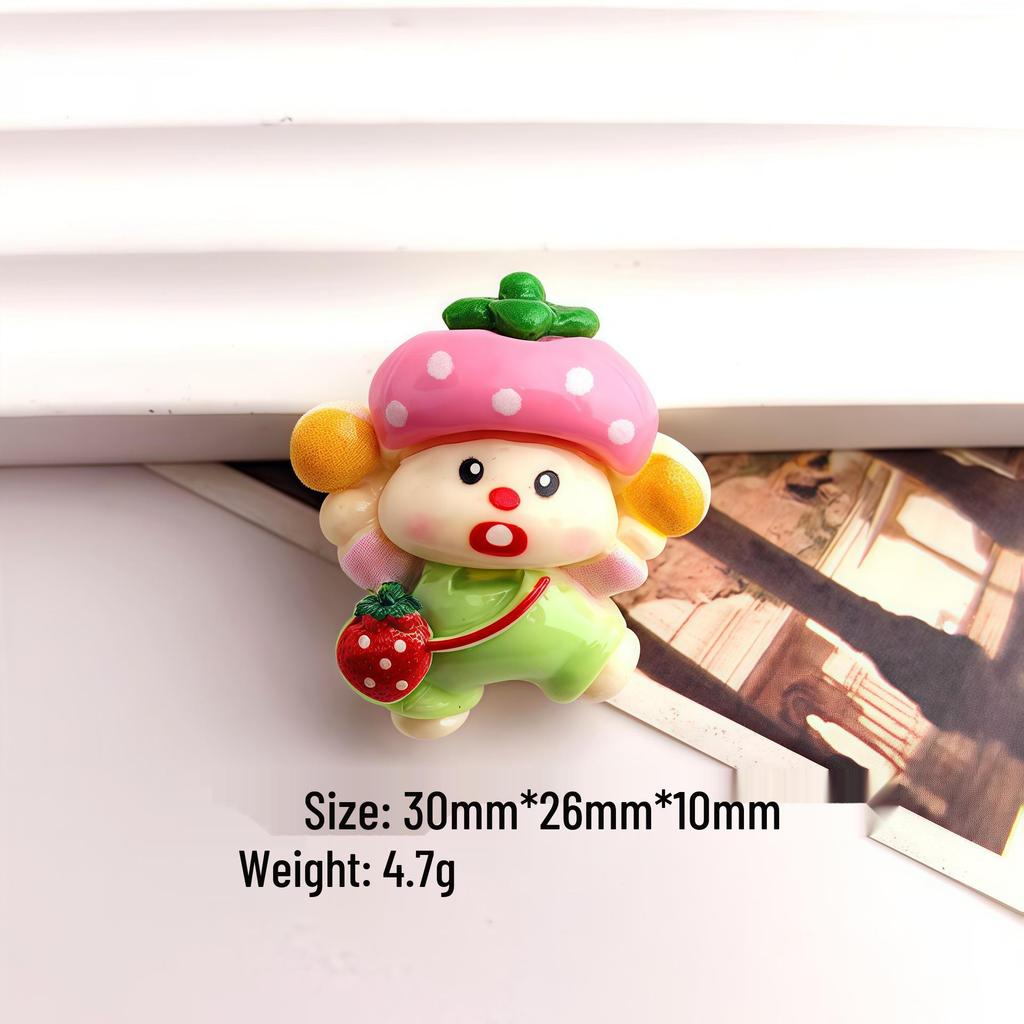 Handmade DIY Resin Accessories: Apple Dog Charms, Children's Hair Clips, Claw Clips, Pendants, Ornaments, Beaded Pens, Cream Glue Materials.