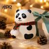 Panda Night Light Silicone LED Light Rechargeable Cartoon Bedside Lamp with 7 Children Room Nightlight Colors Soft Color Changing Desk for