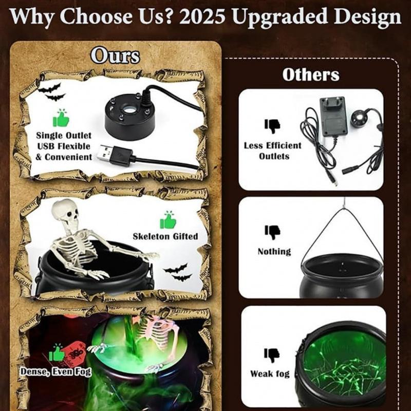 Flame Witch Halloween Bucket - Indoor Décor & Gifts