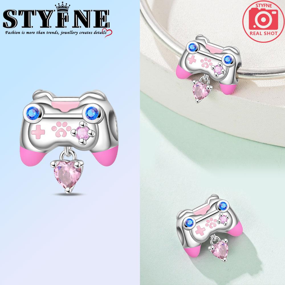 Hobbys Perlen Bibel Rote Prinzessinnenschuhe Und Niedliche Spielmaschine Armband Passend Kupfer Damen Halskette DIY Anhänger Schmuck Geschenk