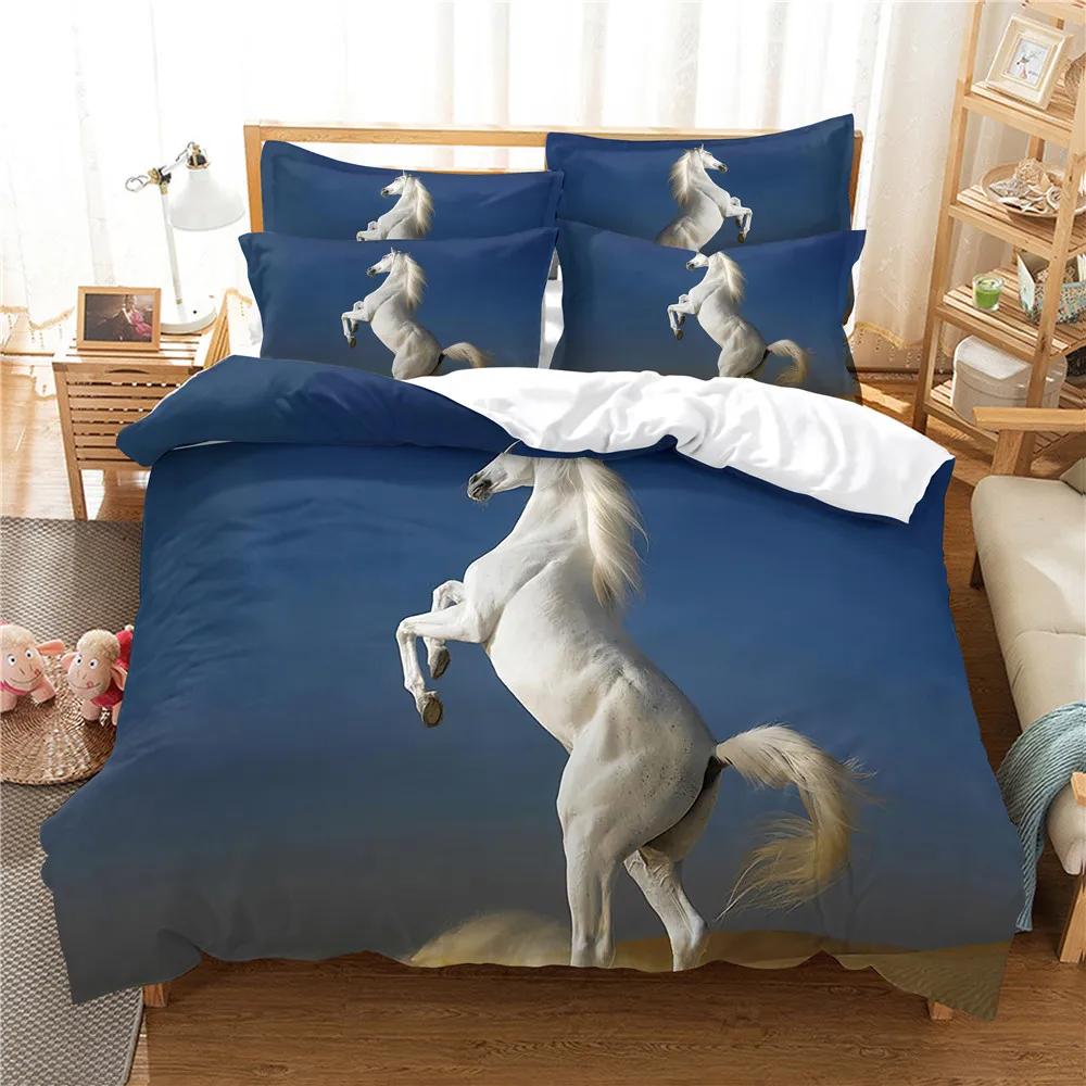 

Comforter Double Single Size Bedclothes Cartoon Animal Cotton Bedding Set Dekbedovertrek 135X200 Super Comfortable Warm Bed Sets Comforter (quilt)-EU Single(135*200cm)3pcs