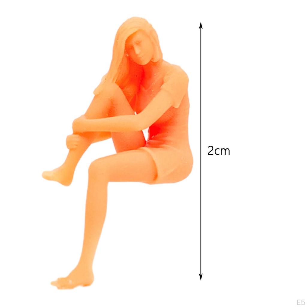 1/64 Figures Train Model People Tiny for Miniature Scene Fairy Garden Sand Table