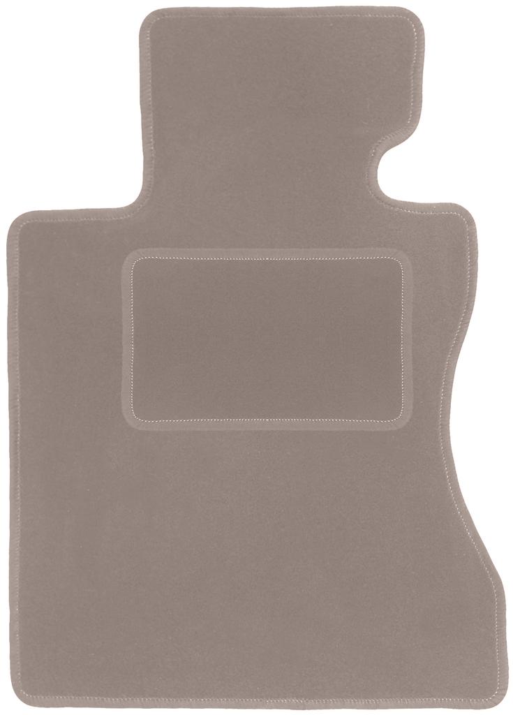 Beige driver's mat for: BMW 5 E61 station wagon, touring (2003-2010)