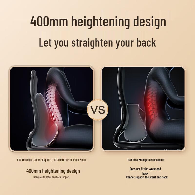 SKG T3 2nd Gen Lumbar Massager CN Plug (adapter Included)