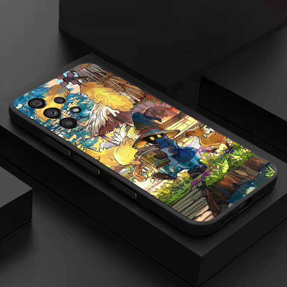 

F-Finals-Fantasy Vivi Phone Case For Samsung S 9,10,21,30,22,23,24,25,26,Ultra,Plus,Lite,FE,4,5G Black Soft Case SamsungS26PLUS